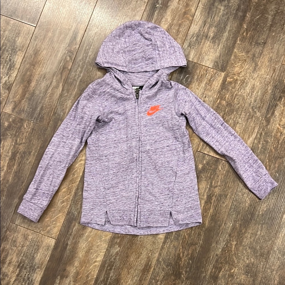 Nike Purple Hooded Sweatshirt